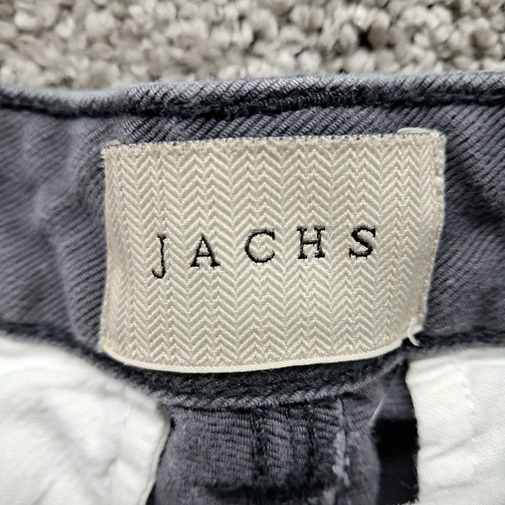 Jachs NY Mens Cargo Shorts Charcoal Grey Size 34 Cotton Utility Workwear‎ Shorts
